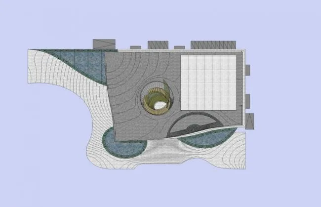 Sketchup文化模型|多层博物馆，现代风格，文化建筑