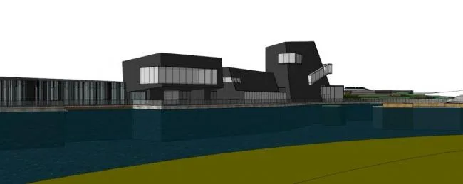 Sketchup文化模型|多层艺术馆，文化建筑，现代风格