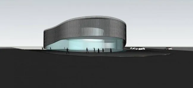 Sketchup文化模型|多层博物馆，文化建筑，展览馆，现代风格