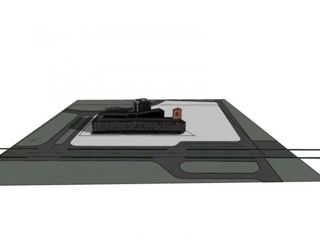 Sketchup综合体模型|多层商业综合体，办公，酒店，现代风格