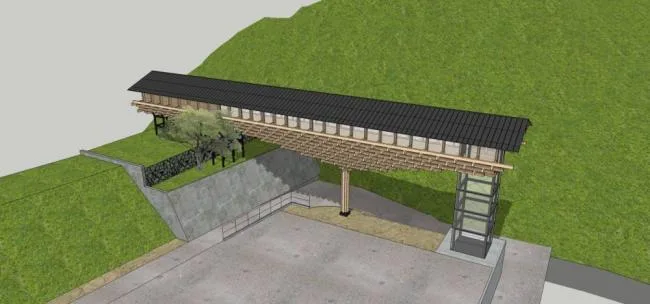 Sketchup文化模型|木桥博物馆，文化建筑，中式风格
