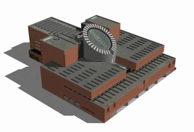 Sketchup文化模型|马里奥博塔旧金山博物馆，现代风格，文化建筑