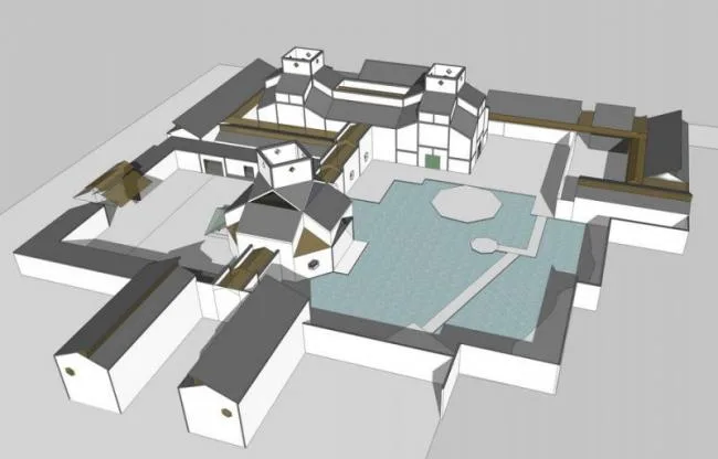 Sketchup文化模型|贝聿铭苏州博物馆，多层博物馆，文化建筑，新中式风格