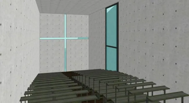Sketchup文化模型|多层教堂，宗教建筑，文化建筑，现代风格