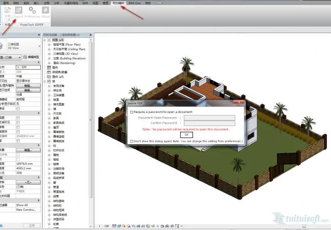 Revit插件|3dPDF Exporter for Revit【revit导出PDF】下载